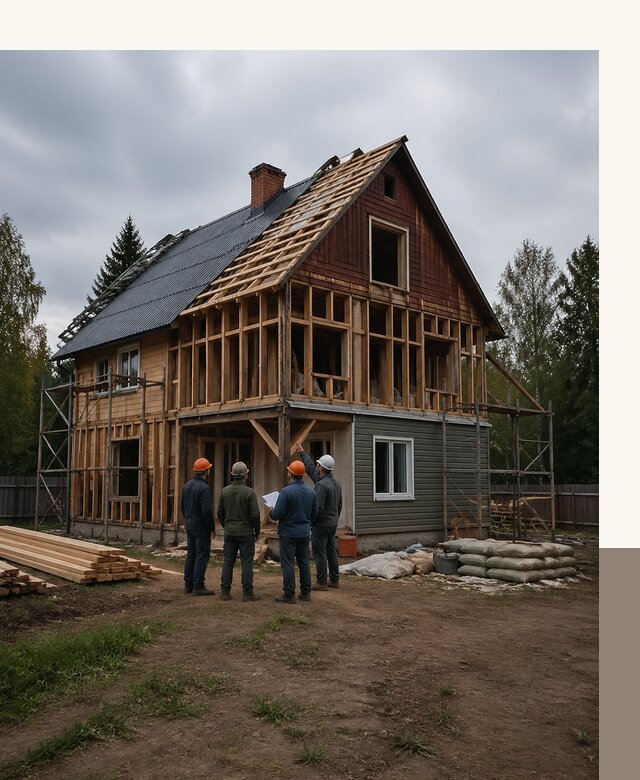 Реконструкция дачного дома в Михайловке под ключ с проектом